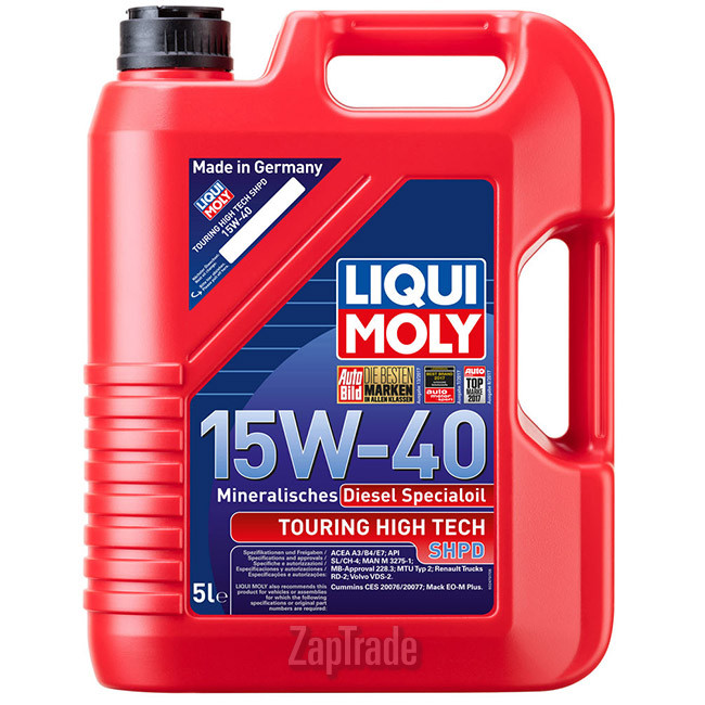 ������ �������� ����� Liqui moly Touring High Tech SHPD-Motoroil Basic,  � ��������-�������� � ������