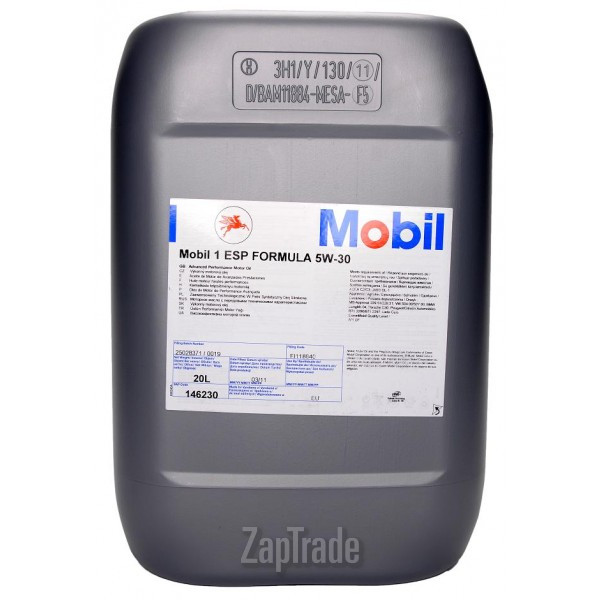 ������ �������� ����� Mobil 1 ESP Formula,  � ��������-�������� � ������