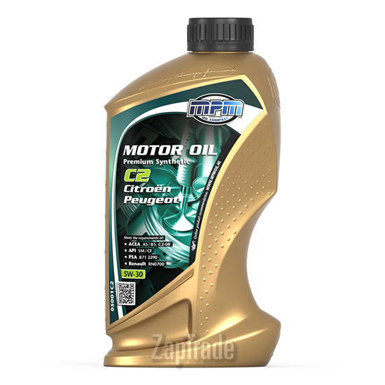 ������ �������� ����� Mpm oil Premium Synthetic C2 Citroen / Peugeot,  � ��������-�������� � ������