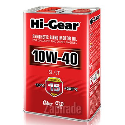 ������ �������� ����� Hi-gear SAE 10W-40 API SL/CF,  � ��������-�������� � ������