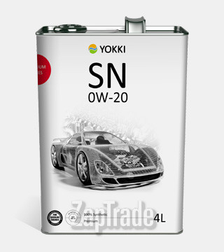 ������ �������� ����� Yokki Premium SAE 0W20 API SN,  � ��������-�������� � ������