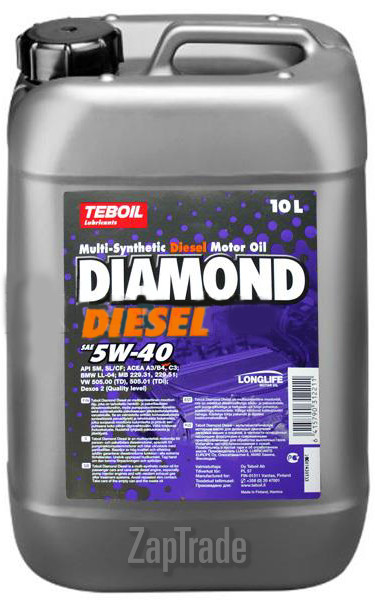 ������ �������� ����� Teboil Diamond Diesel,  � ��������-�������� � ������