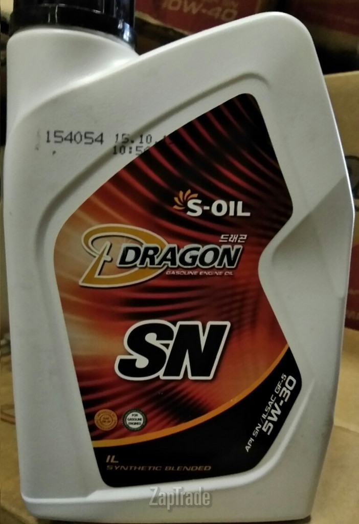 ������ �������� ����� S-oil DRAGON SN,  � ��������-�������� � ������