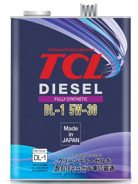 ������ �������� ����� Tcl DIESEL 5W-30 DL-1,  � ��������-�������� � ������