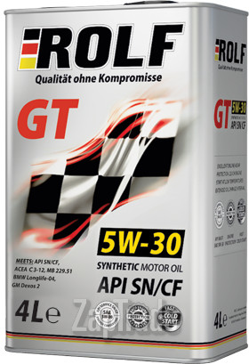 ������ �������� ����� Rolf GT 5W-30 SN/CF,  � ��������-�������� � ������