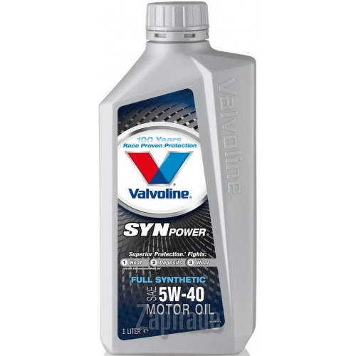 ������ �������� ����� Valvoline SYNPOWER SAE 5W-40, 1�,  � ��������-�������� � ������