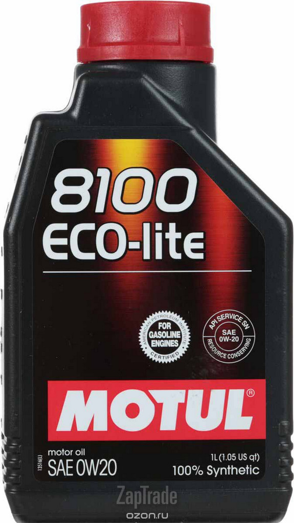 ������ �������� ����� Motul 8100 Eco-lite,  � ��������-�������� � ������