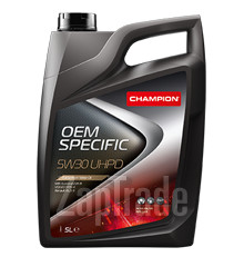 ������ �������� ����� Champion oil OEM SPECIFIC 5W30 UHPD,  � ��������-�������� � ������