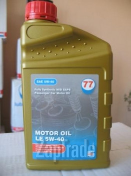������ �������� ����� 77lubricants MOTOR OIL LE 5w-40,  � ��������-�������� � ������