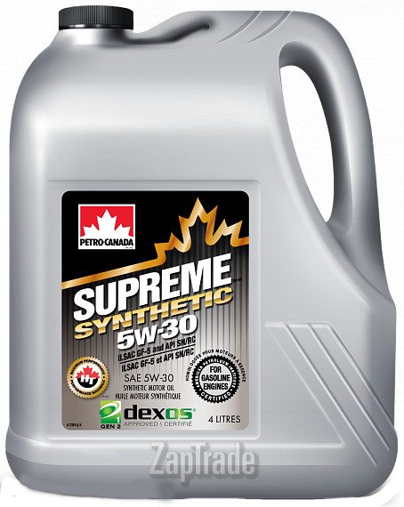������ �������� ����� Petro-canada Supreme Synthetic,  � ��������-�������� � ������