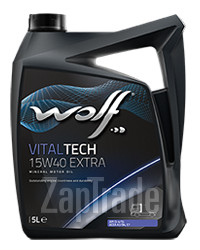������ �������� ����� Wolf VITALTECH 15W40 EXTRA,  � ��������-�������� � ������