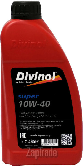������ �������� ����� Divinol Super 10W-40,  � ��������-�������� � ������