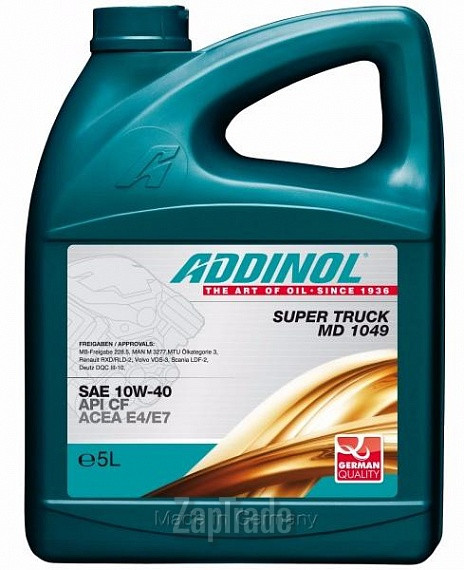 ������ �������� ����� Addinol Super Truck MD 1049,  � ��������-�������� � ������