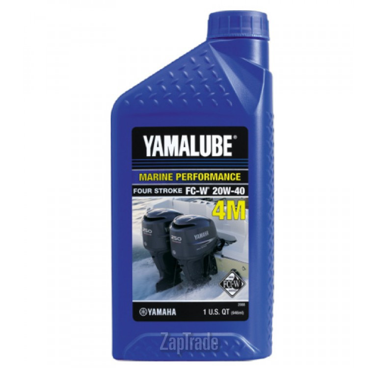������ �������� ����� Yamaha Yamalube 4M 20W-40 Marine,  � ��������-�������� � ������