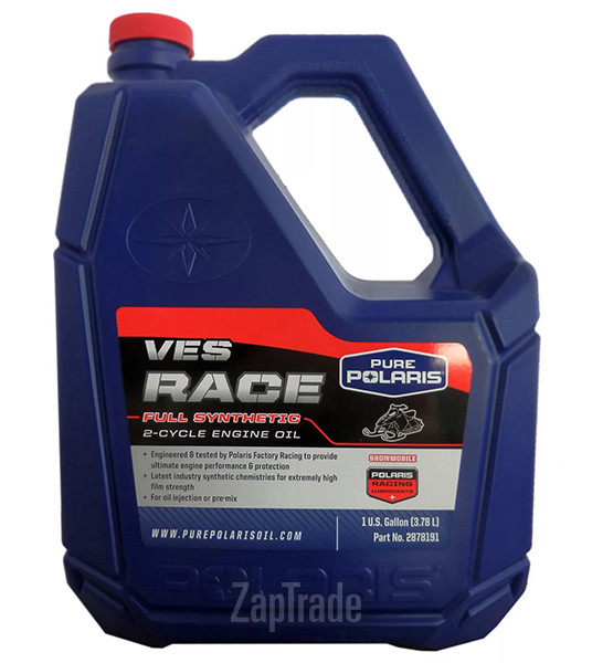 ������ �������� ����� Polaris VES Race Full Synthetic 2-Cycle Oil,  � ��������-�������� � ������