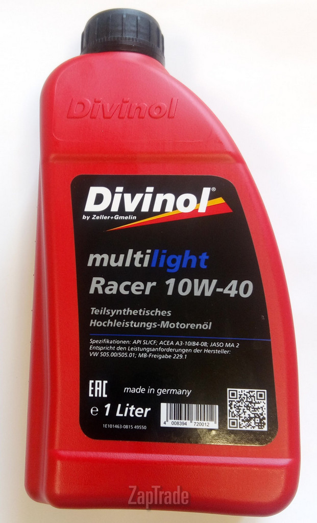 ������ �������� ����� Divinol Multilight Racer 10W-40,  � ��������-�������� � ������