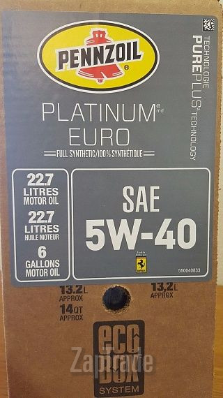������ �������� ����� Pennzoil Platinum Euro,  � ��������-�������� � ������