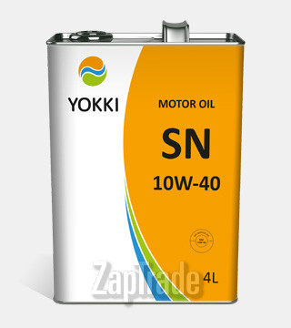 ������ �������� ����� Yokki 10W-40 SN,  � ��������-�������� � ������