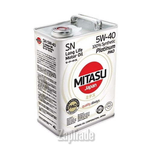 ������ �������� ����� Mitasu Motor Oil 5W-40,  � ��������-�������� � ������