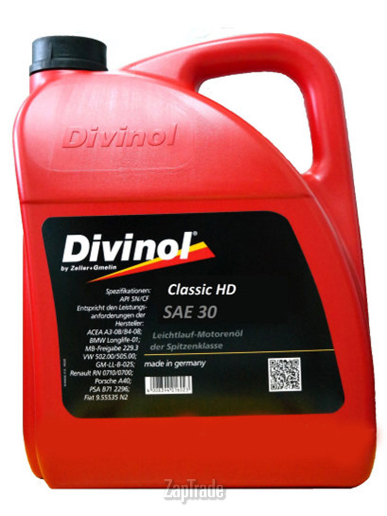 ������ �������� ����� Divinol Classic HD SAE 30,  � ��������-�������� � ������