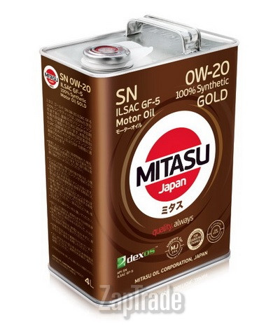 ������ �������� ����� Mitasu GOLD 0W-20,  � ��������-�������� � ������