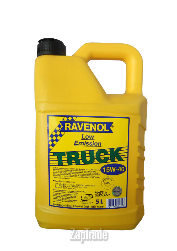 ������ �������� ����� Ravenol Low Emission Truck,  � ��������-�������� � ������