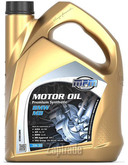 ������ �������� ����� Mpm oil Premium Synthetic BMW / MB,  � ��������-�������� � ������