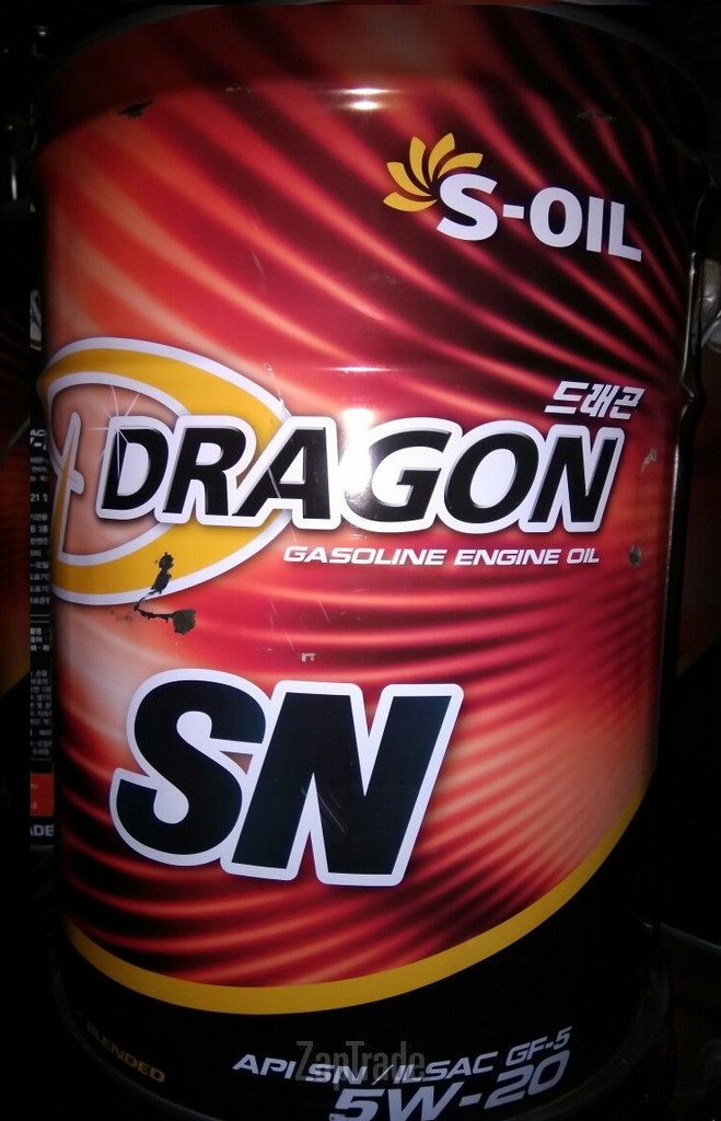 ������ �������� ����� S-oil DRAGON SN,  � ��������-�������� � ������