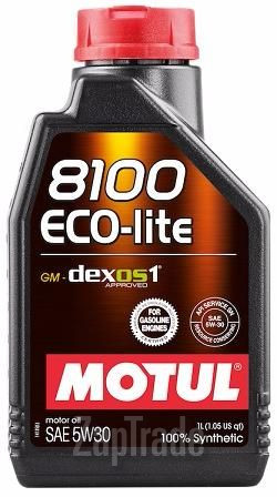 ������ �������� ����� Motul 8100 Eco-lite,  � ��������-�������� � ������