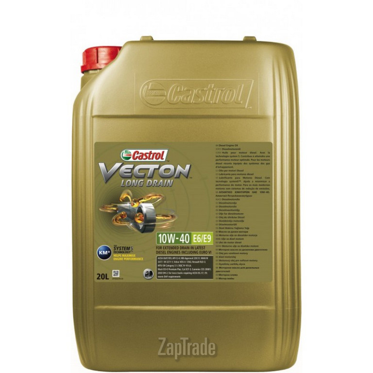 ������ �������� ����� Castrol Vecton Long Drain 10W-40 E6/E9,  � ��������-�������� � ������