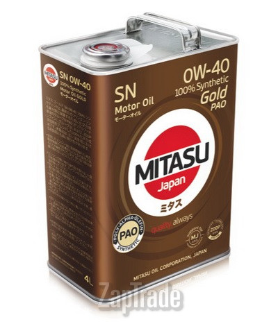 ������ �������� ����� Mitasu GOLD 0W-40,  � ��������-�������� � ������