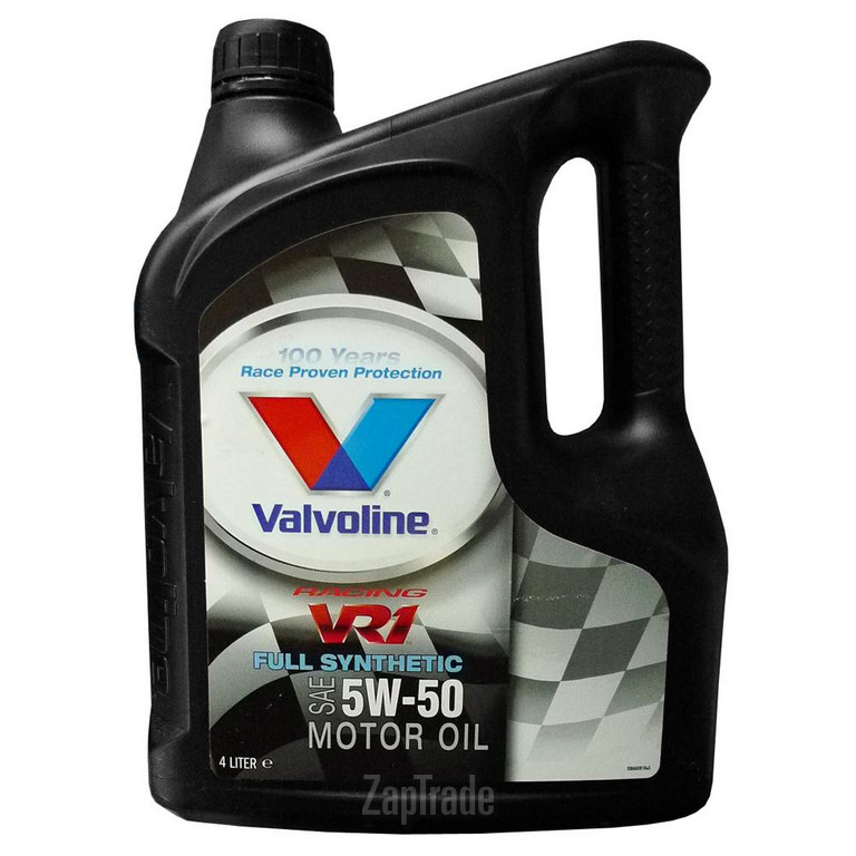 ������ �������� ����� Valvoline ���. �������� ����� VR1 RACING SAE 5W-50, 4�,  � ��������-�������� � ������