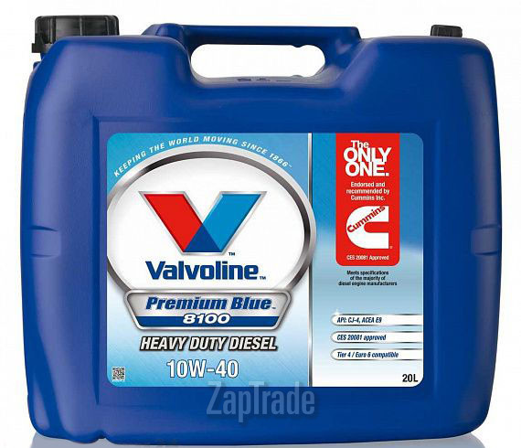 ������ �������� ����� Valvoline Premium Blue 8100,  � ��������-�������� � ������