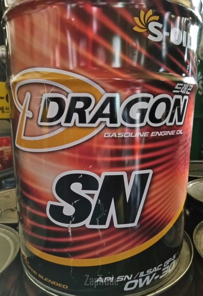 ������ �������� ����� S-oil DRAGON SN,  � ��������-�������� � ������
