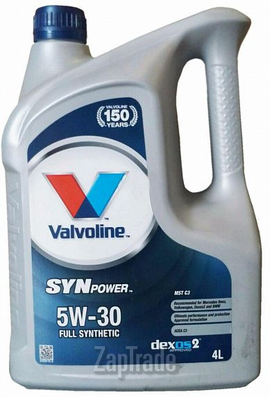 ������ �������� ����� Valvoline SynPower MST C3,  � ��������-�������� � ������