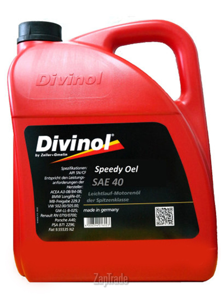 ������ �������� ����� Divinol Speedy Oel SAE 40,  � ��������-�������� � ������