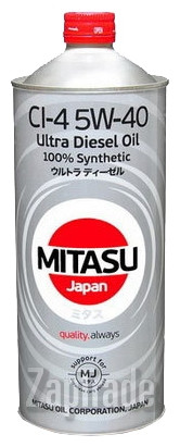 ������ �������� ����� Mitasu ULTRA DIESEL 5W-40,  � ��������-�������� � ������