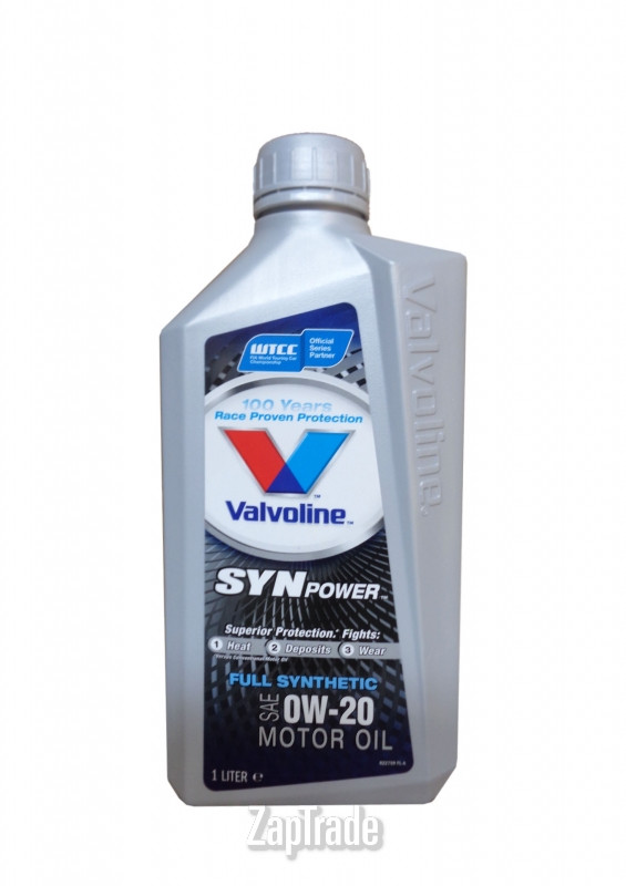 ������ �������� ����� Valvoline SYNPOWER FE SAE 0W-20, 1�,  � ��������-�������� � ������