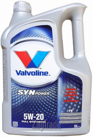 ������ �������� ����� Valvoline SynPower FE,  � ��������-�������� � ������