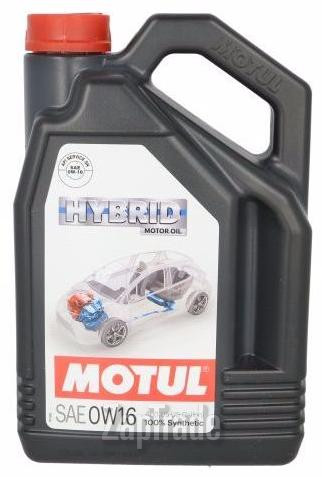 ������ �������� ����� Motul Hybrid 0W-16,  � ��������-�������� � ������
