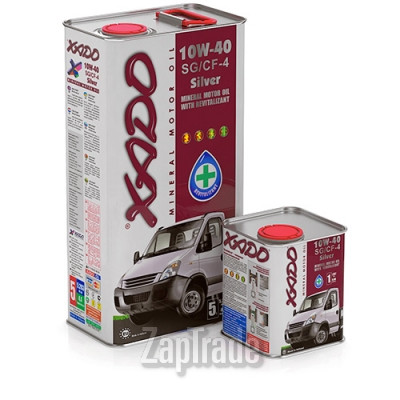 ������ �������� ����� Xado Atomic Oil Silver,  � ��������-�������� � ������