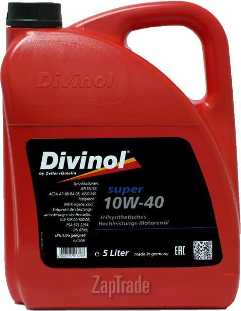 ������ �������� ����� Divinol Super 10W-40,  � ��������-�������� � ������