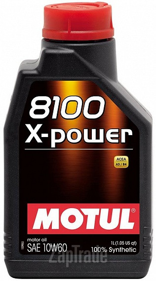 ������ �������� ����� Motul 8100 X-POWER 10W-60,  � ��������-�������� � ������