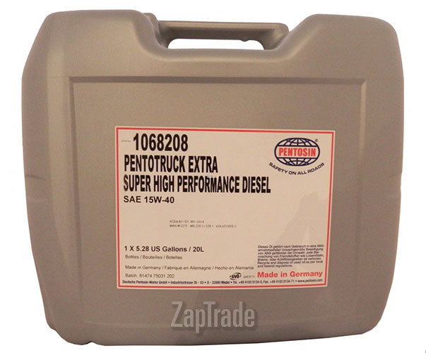 ������ �������� ����� Pentosin Pentotruck Extra 1,  � ��������-�������� � ������