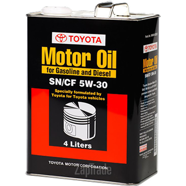 ������ �������� ����� Toyota Motor Oil,  � ��������-�������� � ������