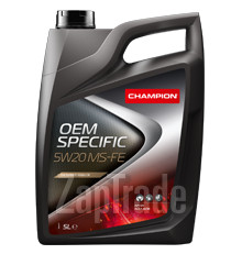 ������ �������� ����� Champion oil OEM SPECIFIC 5W20 MS-FE,  � ��������-�������� � ������