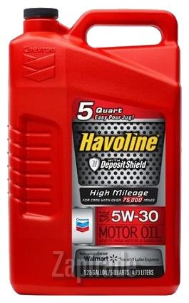 ������ �������� ����� Chevron Havoline High Mileage 5W-30,  � ��������-�������� � ������