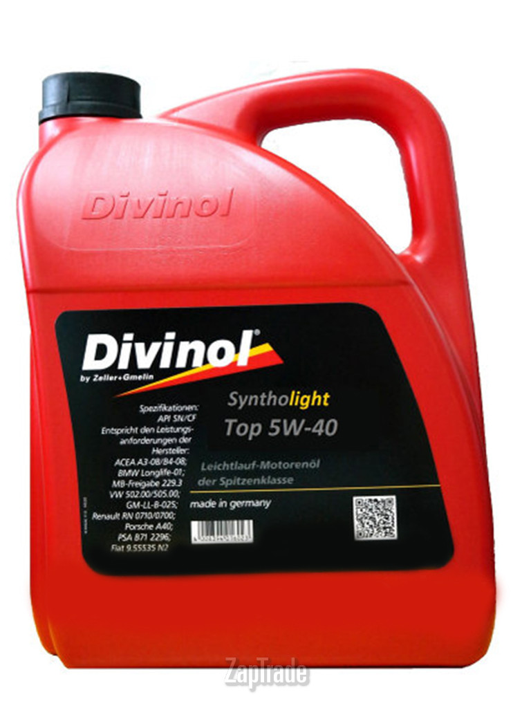 ������ �������� ����� Divinol Syntholight Top 5W40,  � ��������-�������� � ������