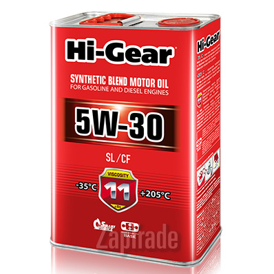 ������ �������� ����� Hi-gear SAE 5W-30 API SL/CF,  � ��������-�������� � ������
