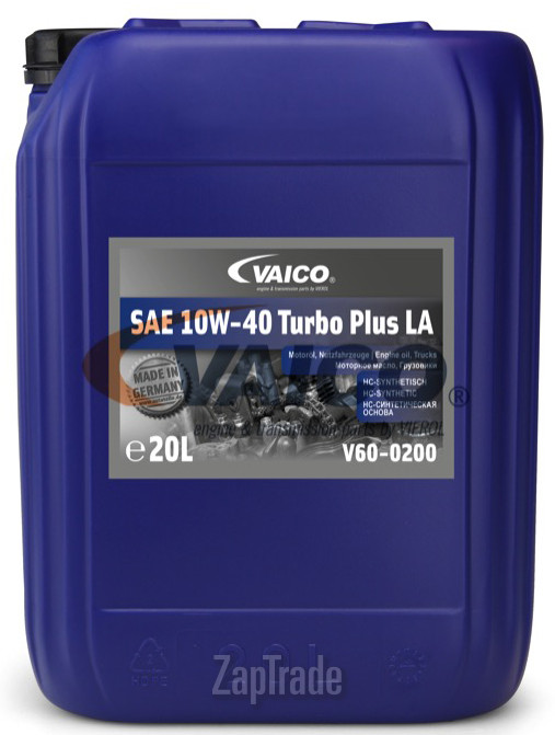 ������ �������� ����� Vaico SAE 10W-40 Turbo Plus LA,  � ��������-�������� � ������